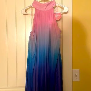 Lilly’s Kloset Bird of Paradise Halter Maxi Dress size medium
